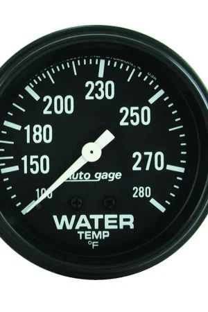 Autometer 2-5/8" Water Temperature 100-280 °F 6 Ft. Mechanical Full Sweep Auto Gage Price Drop