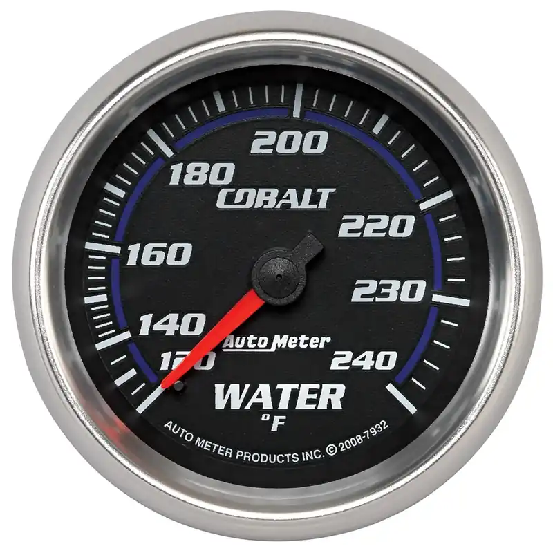 Autometer 2-5/8" Water Temperature 120-240 °F 6 Ft. Mechanical Cobalt Price Cut