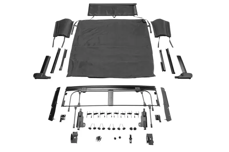 Rugged Ridge 20-22 Jeep Gladiator JT Voyager Fastback Soft Top - Black Diamond Certified