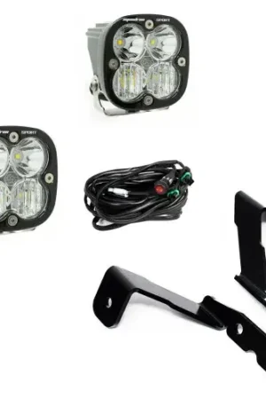 Baja Designs 2007-2013 GM Silverado/Sierra Squadron Sport Lights A-Pillar Kit Warranty Included