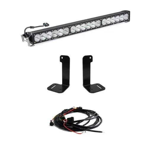 Certified Baja Designs 2018+ Jeep Wrangler JL/JT OnX6+ 30in Bumper LED Light Bar Kit