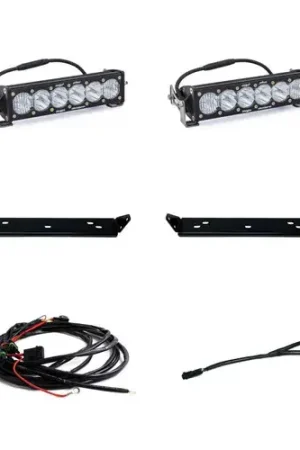 Baja Designs 2021+ Ford Raptor OnX6 Behind Grill Kit -10in. Clear D/C Last Chance