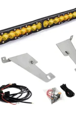 Super Sale Baja Designs 2022 Toyota Tundra 20in S8 Behind Bumper Light Mount Kit - Amber
