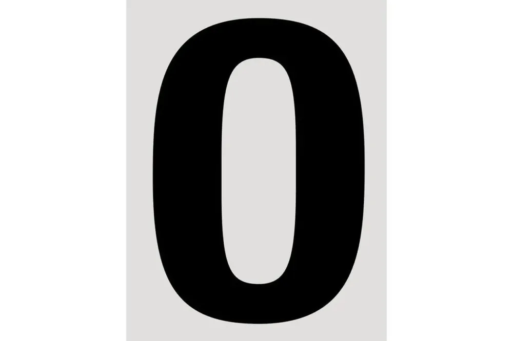 Raceworks 28cm Black CAMS Approved - Number 0 Price Drop