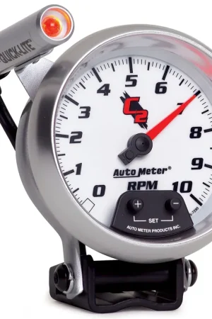 Autometer 3-3/4" Pedestal Tachometer 0-10,000 RPM C2 Next Day Delivery