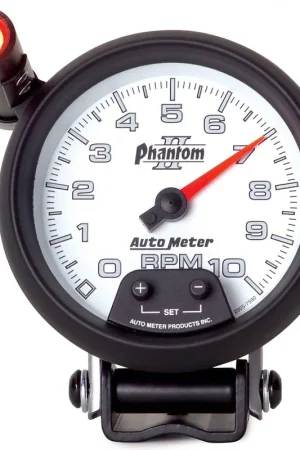 Autometer 3-3/4" Pedestal Tachometer 0-10,000 RPM Phantom II Limited Edition