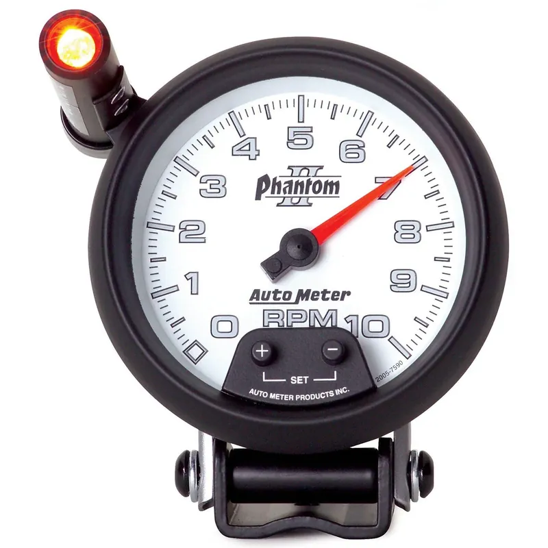 Autometer 3-3/4" Pedestal Tachometer 0-10,000 RPM Phantom II Limited Edition