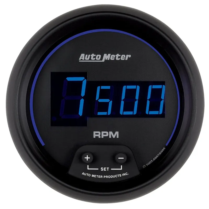 Autometer 3-3/8" In-Dash Tachometer 0-10,000 RPM Cobalt Digital Final Sale