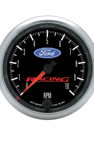Don’t Miss Out Autometer 3-3/8" In-Dash Tachometer 0-10,000 RPM Ford Racing