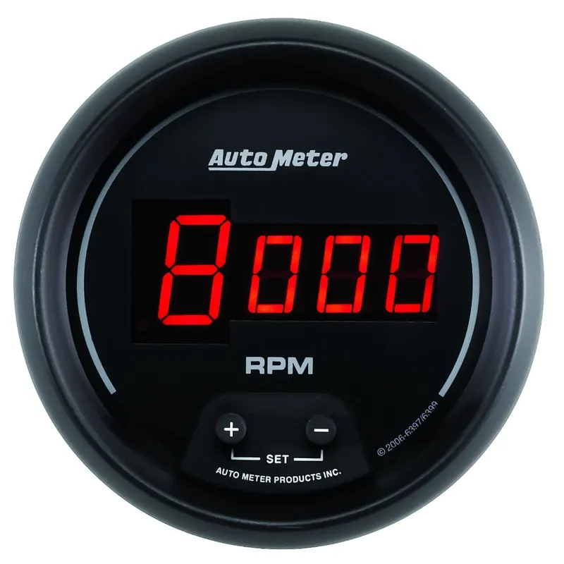Trending Autometer 3-3/8" In-Dash Tachometer 0-10,000 RPM Sport-Comp Digital