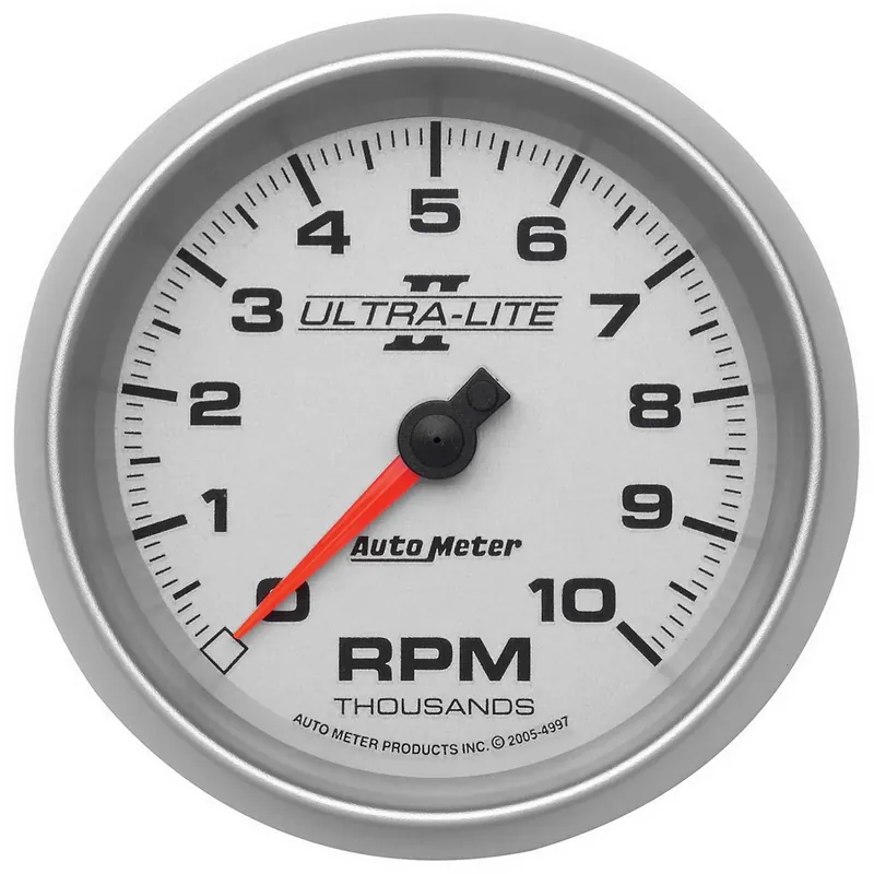 Autometer 3-3/8" In-Dash Tachometer 0-10,000 RPM Ultra-Lite II Price Cut