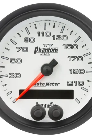 Autometer 3-3/8" Speedo 225 KM/H GPS Phantom II Don’t Miss Out