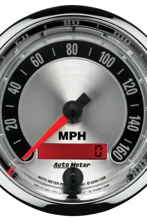 Markdown Autometer 3-3/8" Speedometer 0-160 MPH Electric American Muscle