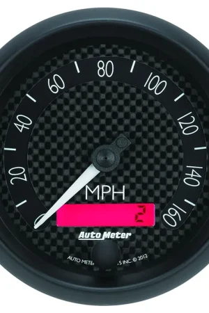 Limited Edition Autometer 3-3/8" Speedometer 0-160 MPH Electric GT