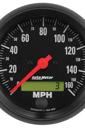 Autometer 3-3/8" Speedometer 0-160 MPH Electric Z-Series Hot Deal