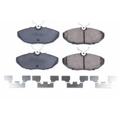 Warranty Included Power Stop 2005 Jaguar Vanden Plas Rear Z17 Evolution Ceramic Brake Pads w/Hardware - 17-806