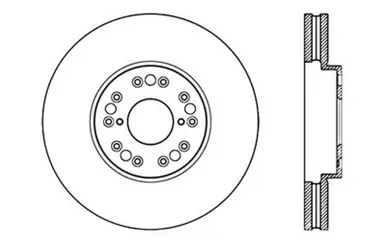 Professional Grade StopTech 93-05 Lexus GS300/GS350/GS400/GS430/GS450H / 00-05 Lexus IS300 / 93-94 Lexus LS400/LS430/L - 127.44083L