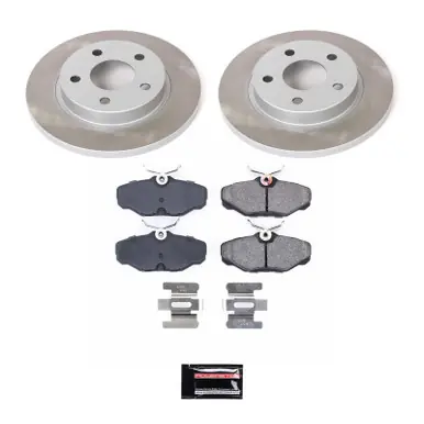 Modern Power Stop 93-05 Mercury Sable Rear Semi-Coated Rotor Kit - SC1298
