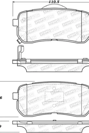 StopTech Street Brake Pads - Front - 308.13020 Price Cut